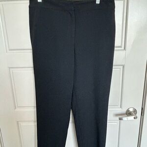 St. John Black Straight Leg Pants